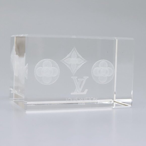 LOUIS VUITTON Paper weight Clear LV Auth 114607S - Picture 5 of 16